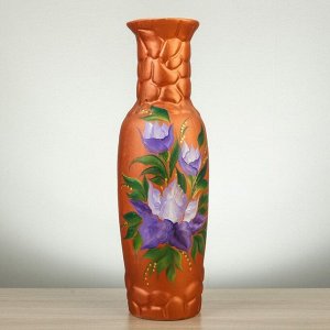 Ваза настольная "Николь", цветы, 39 см, керамика