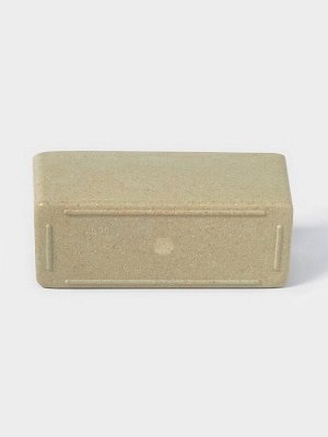 Кашпо для цветов WeatFiber, пластик, 17?7?7.5 см, зелёное