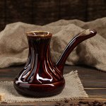 Турка для кофе &quot;Пенёк&quot;, коричневая, 0.5 л