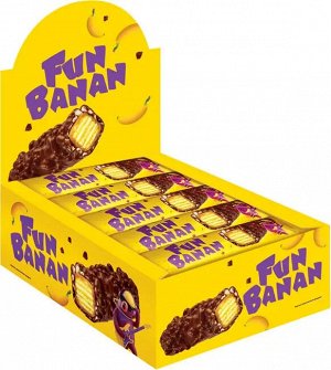 Вафли FunBanan 35г 15шт
