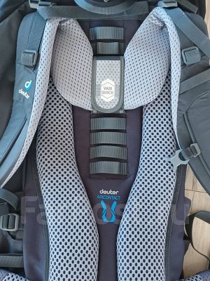 Рюкзак Deuter Aircontact Lite 50+10 Black-Marine