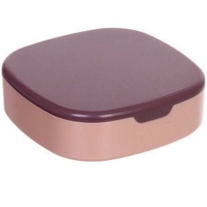 Органайзер для хранения с зеркалом "ТАРТОНА", цвет пудровый, 10*3см (упаковка коробка)