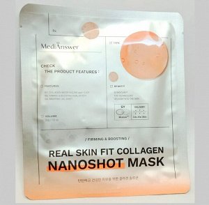 MediAnswer Real SkinFit Collagen NanoShot Mask 35гр*1шт