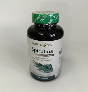 Капсулы Спирулина,комплекс витаминов,минералов,аминокислот Herbal One Spirulina Capsule 100шт.