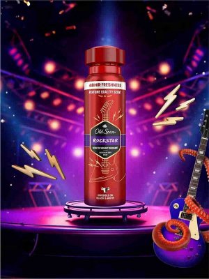 Аэрозольный дезодорант OLD SPICE Rockstar 150мл