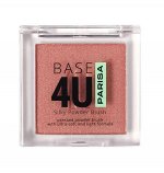 PARISA Румяна пудровые &quot;BASE 4U&quot; №01 Ягодный перламутр