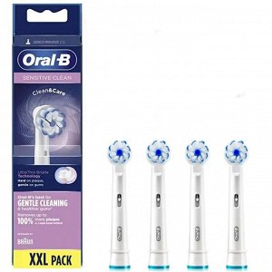 ORAL_B Насадка для электрической зубной щетки Sensitive Clean EB60 4шт