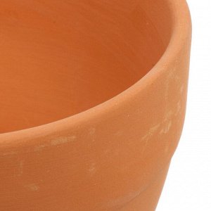 Горшок керамика, 0.5 л, универсальный, овал, коричневый, Терра №2, 568852