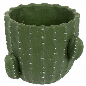 Кашпо керамика, 1 л, 14х12х14 см, Кактус, Y4-3081