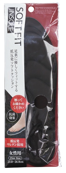 "Soft Fit" Мягкие анатом. стельки антибакт. д/спорт обуви коричн. 23-26см