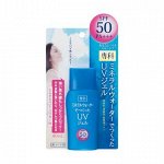 818952 &quot;SHISEIDO&quot; &quot;SENKA&quot; Солнцезащитный гель на основе минеральной воды SPF50 РА+++, 40 мл, 1/48
