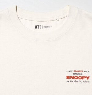 Унисекс футболка UT PEANUTS с принтом и короткими рукавами Snoop 475746, бежевая