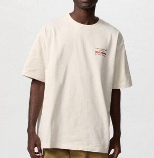 Унисекс футболка UT PEANUTS с принтом и короткими рукавами Snoop 475746, бежевая