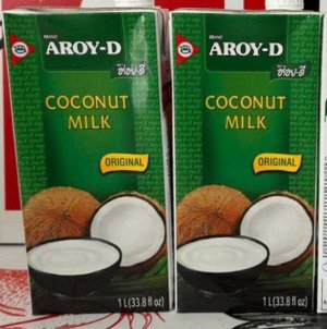 Кокосовое Молоко AROY-D COCONUT MILK  Тайланд 1 литр.