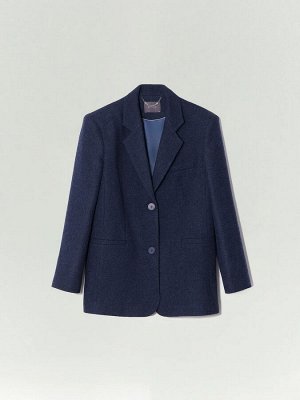 Укороченное пальто из шерсти, R142/titan
