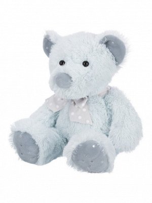 Игрушка мягкая Мишка светло-мятный с бантиком 24 см Relana