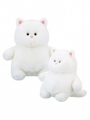 Игрушка мягкая Котик белый 35 см Relana