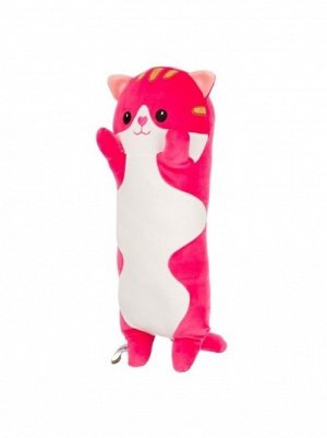 Игрушка мягкая Котик ярко-розовый 48 см Relana