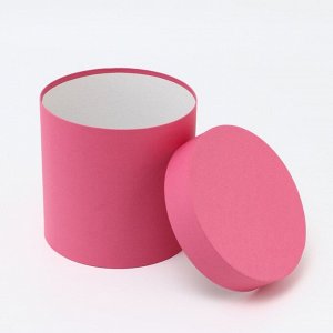 Набор шляпных коробок 5в1, розовый, 20x20 - 13x13 см