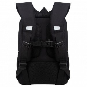 Рюкзак школьный GRIZZLY с карманом для ноутбука 13", двумя отделениями, анатомической спинкой, для девочки