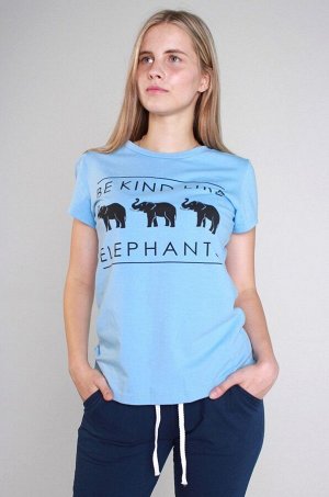 Футболка женская Elephants