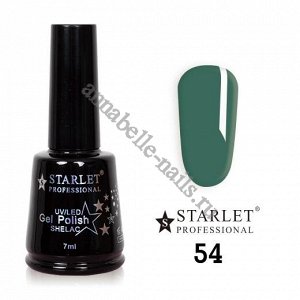 Starlet, Гель-лак №054 «Морской зеленый», 7мл