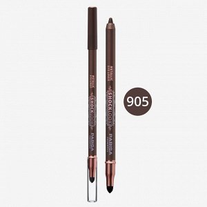 PARISA Карандаш  с аппликатором для глаз &quot;SHOCK LOOK&quot; №905 Brownies