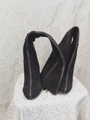 Сапоги женские, демисезонные, замша