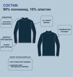 Водолазка термо мужская