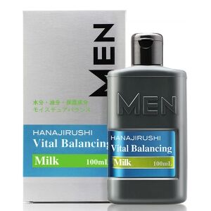 HANAJIRUSHI Vital Balancing Milk 100ml/ Мужское увлажняющее молочко увлажняющими ингредиентами, ментолом и растительными экстрактами, 100 мл.