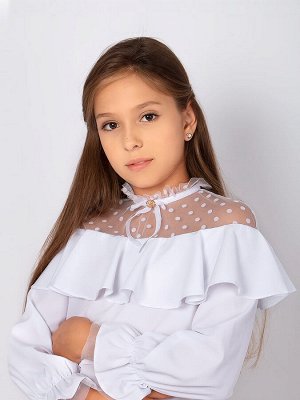 Блузка для девочки длинный рукав