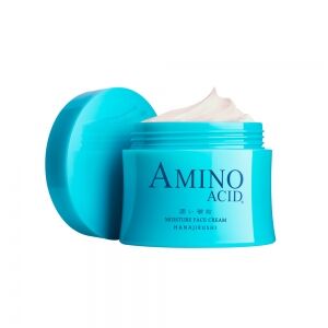 HANAJIRUSHI NUTRITIOUS SUPER MOISTURE FACE CREAM 80g/ Интенсивный увлажняющий крем для лица с 11 видами аминокислот, 3 типами гиалуроновой кислоты, коллагеном, 3 видами керамидов, экстрактом коикса