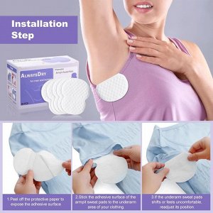 Nanyang Вкладыши для подмышек от пота и запаха Disposable Armpit Sweat Pads (40 шт)