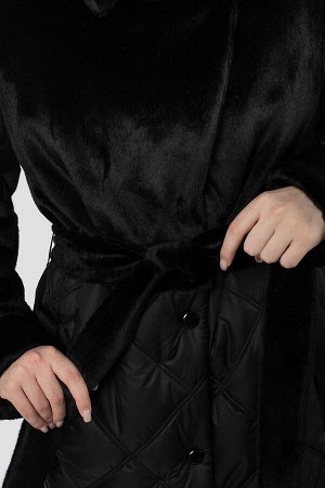 02-3284 Пальто женское утепленное (пояс)