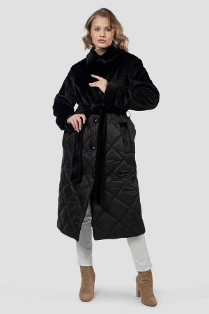 02-3284 Пальто женское утепленное (пояс)