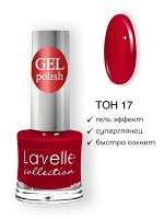 Лавель Лак для ногтей GEL POLISH тон 17 красный 10 мл