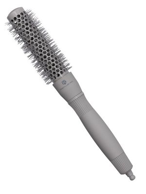 Kristaller Термобрашинг для укладки волос / Ceramic + Ionic TG-X27/25, 25 мм, серый