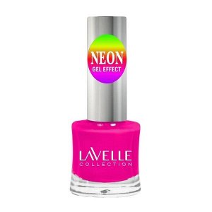 Лавель Лак для ногтей GEL POLISH тон 44 розовый неон 10 мл