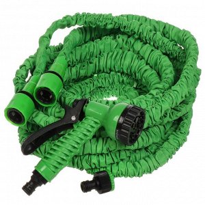 Шланг поливочный, растягивающийся, Grandy, Expandable, латекс, от 7.5 до 22.5 м, с пистолетом, BT002