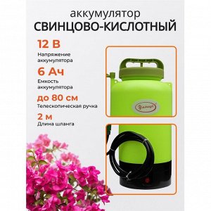 Опрыскиватель работа от аккумулятора, Умница, 8 л, свинцово-кислотный, 1.3 А.ч, 12 В, пластик, ЭО-8