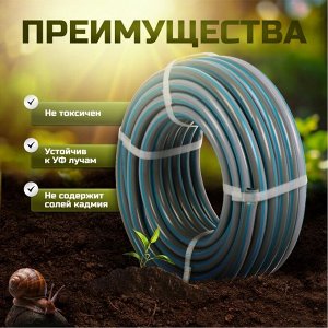 Шланг поливочный, 1/2 '', внутренний d12.5 мм, 15 атм, армированный, 20 м, 3 слоя, Kalipso, Classic, ПВХ, AGL221220G