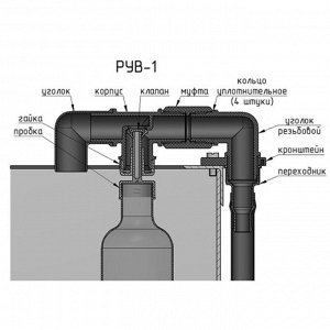 Регулятор уровня воды 185х100х110 мм, Исток, РУВ-1