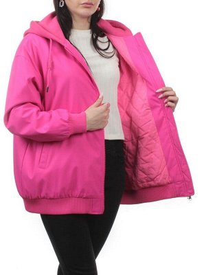 H24-83 PINK Куртка демисезонная женская (100 гр. синтепон)