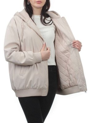 H24-83 LT. BEIGE Куртка демисезонная женская (100 гр. синтепон)