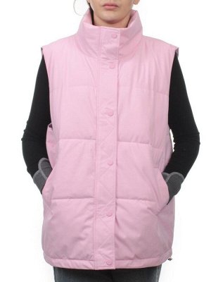 24-302 LT. PINK Жилет утепленный женский (100 гр. синтепон) 54 российский