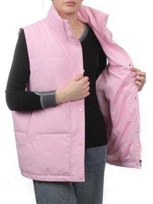 24-302 LT. PINK Жилет утепленный женский (100 гр. синтепон) 54 российский