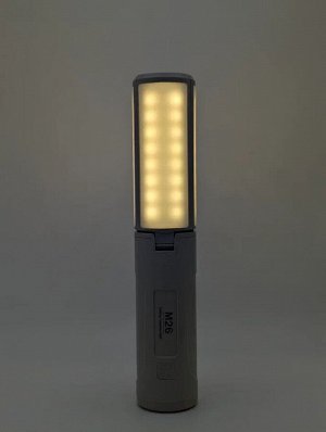 Фонарь кемпинговый (XST-M26) [215x40мм, 180г, 750LM, IP44, 3500mAh, 10Вт, USB/Type-C, бежевый]