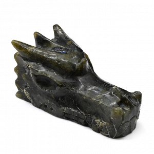 Фигурка из лабрадора "Голова дракона" 113*57*57мм, 512г.