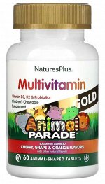 Мультивитамины детские Nature&#039;s Plus Animal Parade Gold - 60 жев. паст.