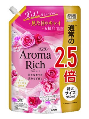 Японский кондиционер для белья Aroma Rich Catherine, 950 мл.
